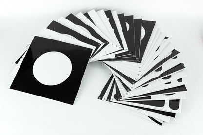 Черно-Бели Карти за Визуална Стимулация